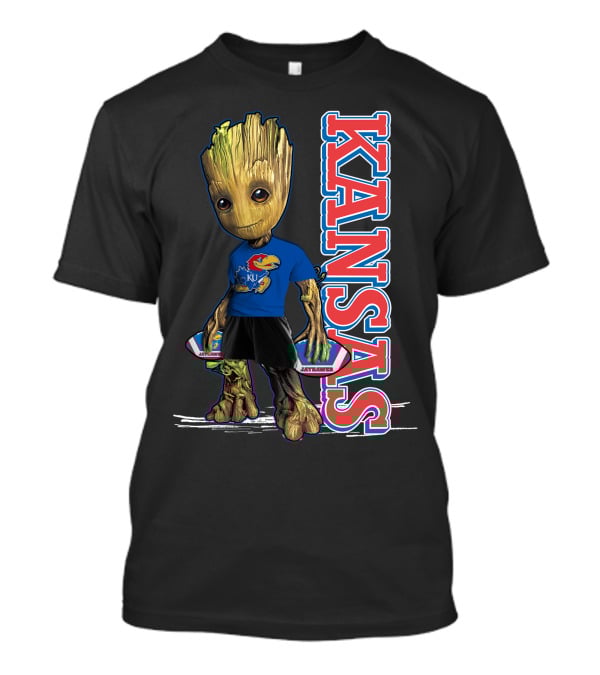 Groot Kansas Jayhawks KU Jayhawk Fan T-Shirt