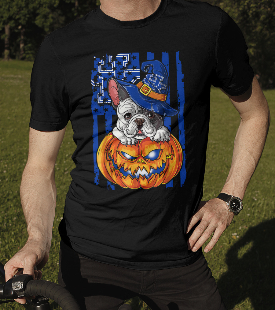 Hlw Bulldog Kentucky Wildcats Halloween Pumpkin Hat T-Shirt