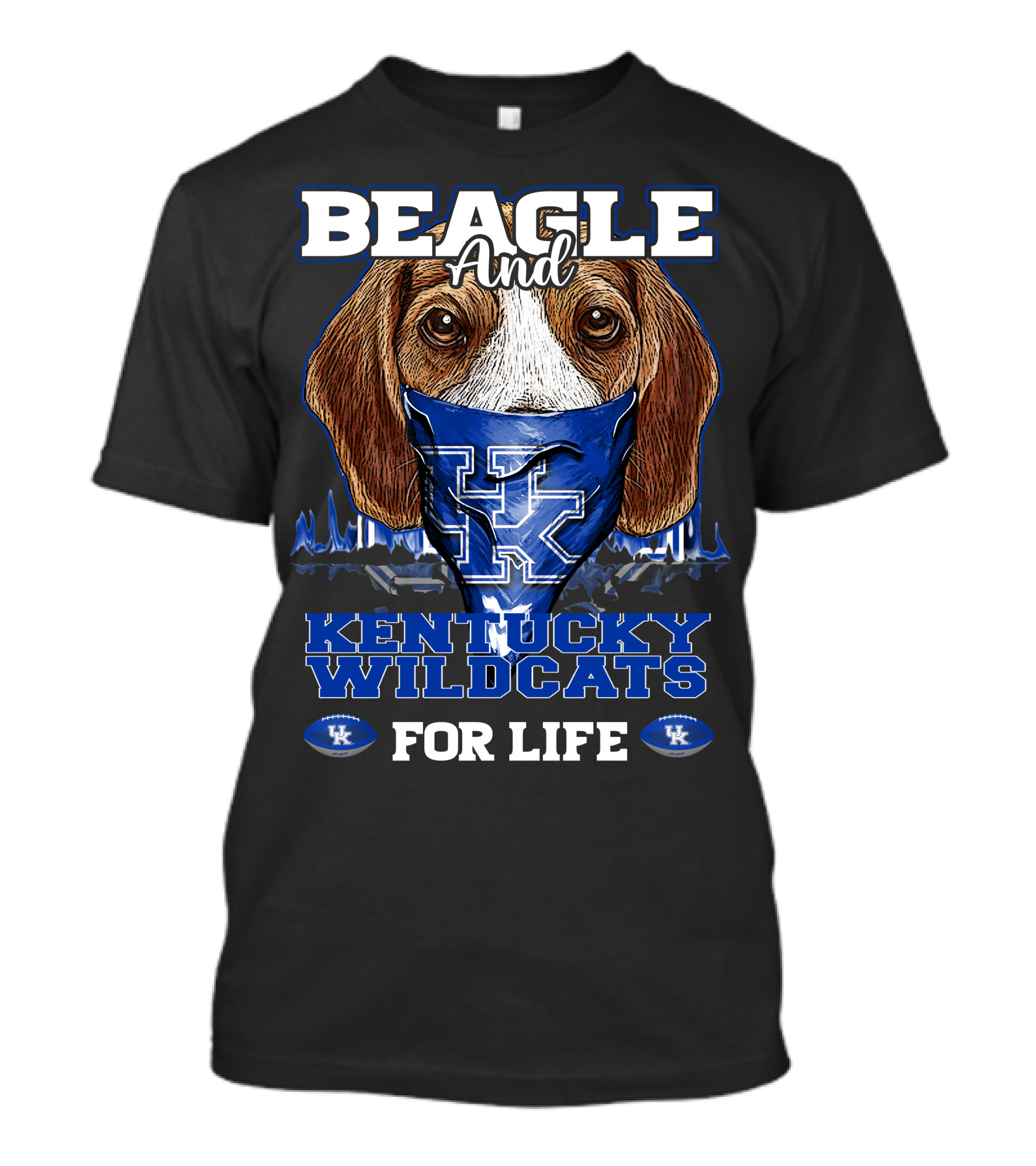 Beagle And Kentucky Wildcats For Life T-Shirt