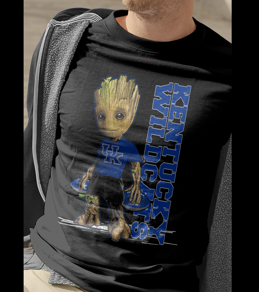 Groot Kentucky Wildcats UK Basketball Crossover T-Shirt