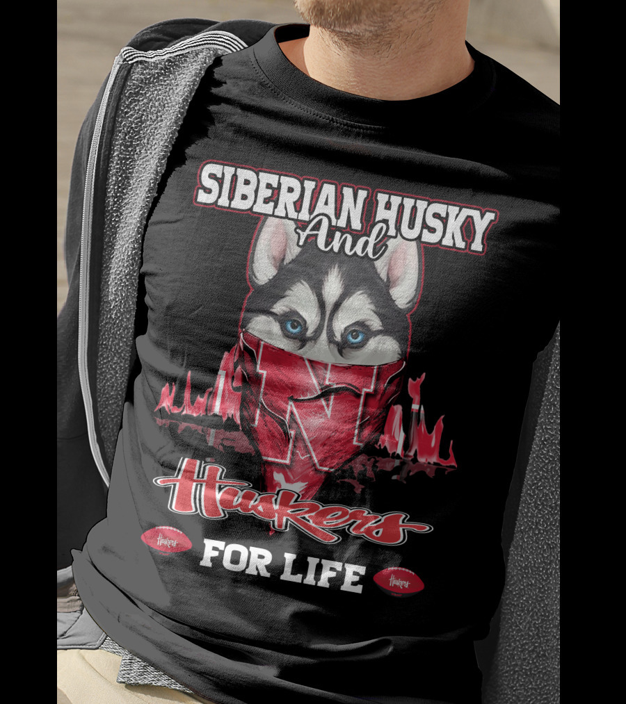 Siberian Husky And Huskers For Life T-Shirt