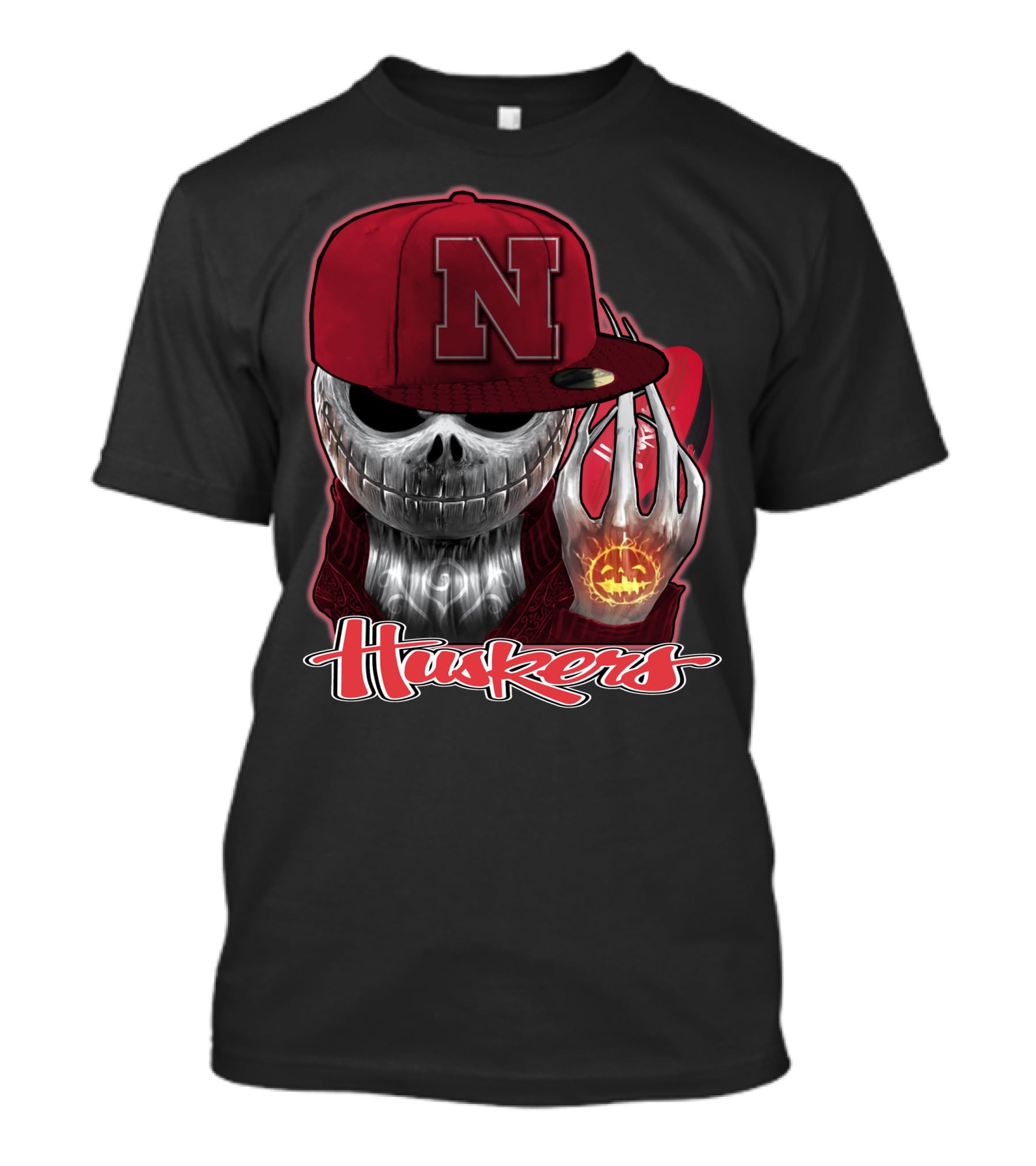 Jackskull Huskers N Logo Nebraska Cornhuskers T-Shirt