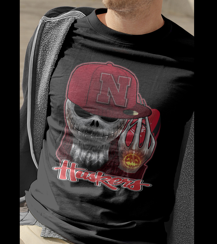 Jackskull Huskers N Logo Nebraska Cornhuskers T-Shirt