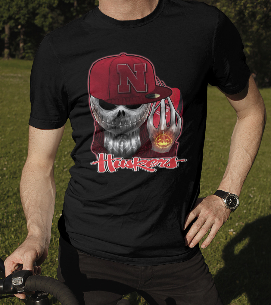 Jackskull Huskers N Logo Nebraska Cornhuskers T-Shirt