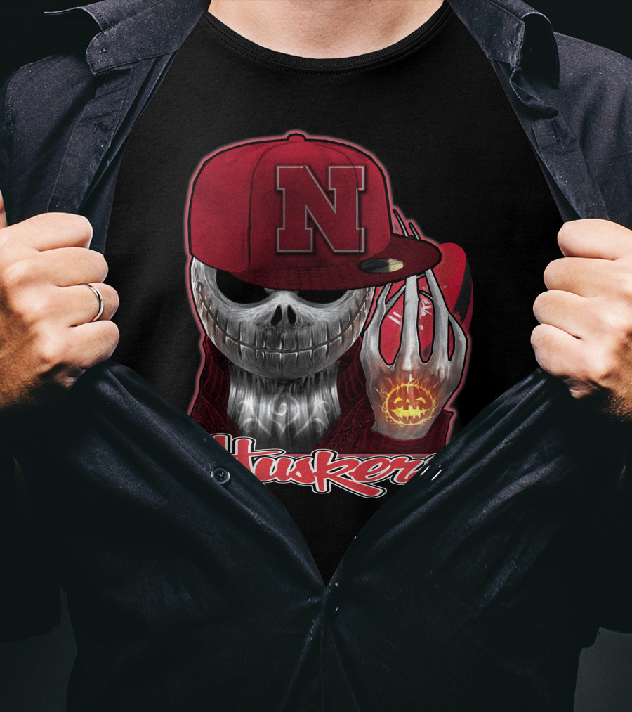 Jackskull Huskers N Logo Nebraska Cornhuskers T-Shirt