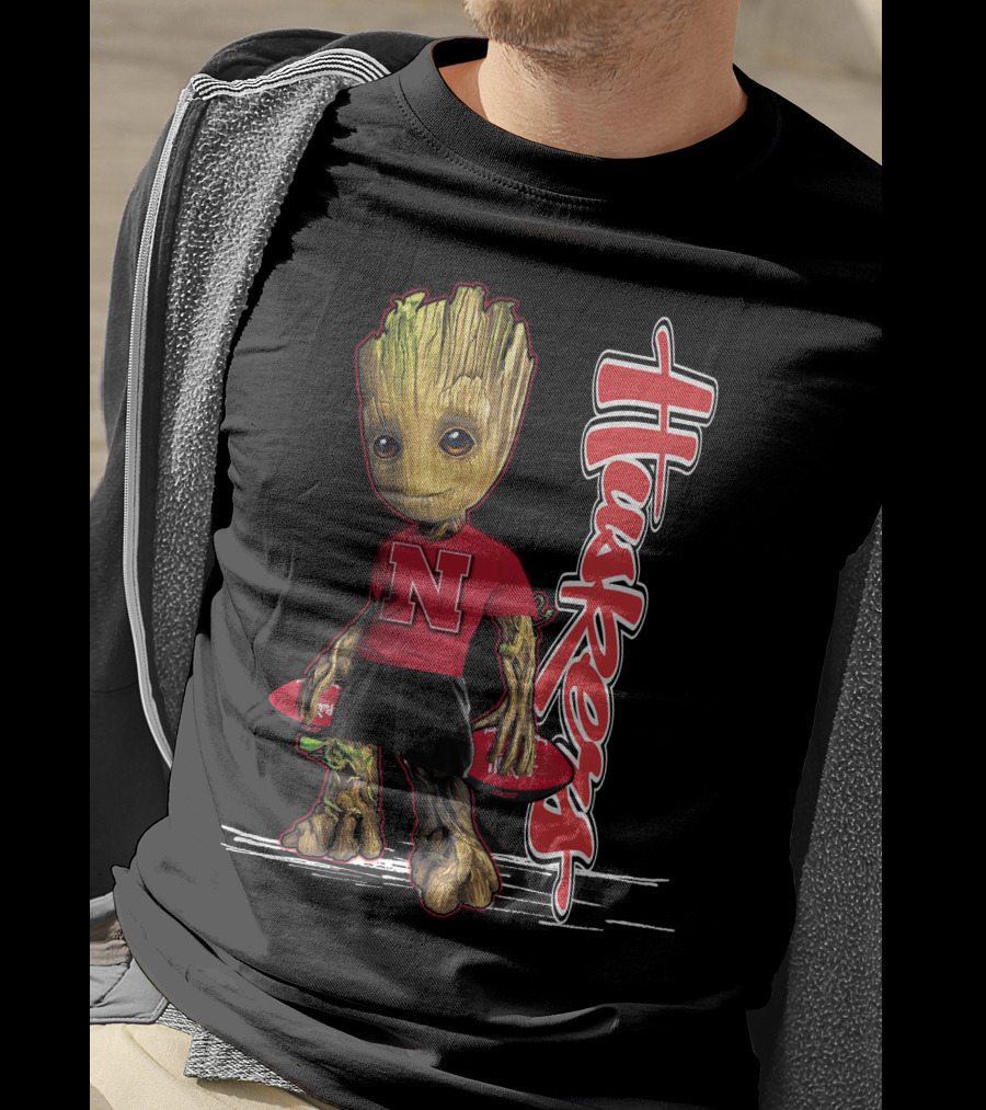 Groot Huskers Nebraska Cornhuskers N T-Shirt