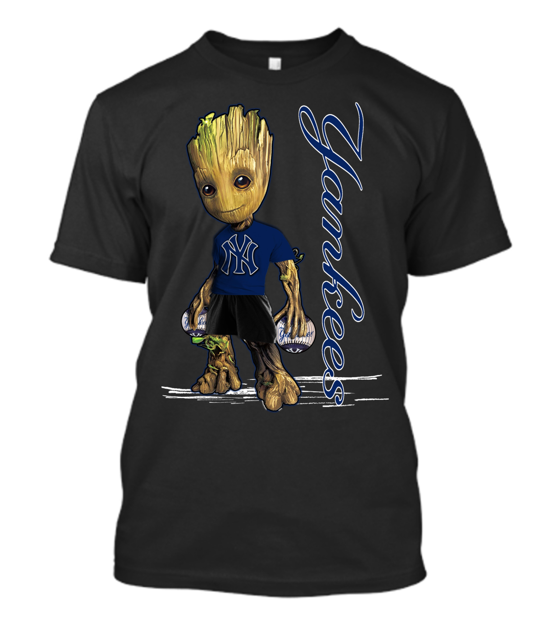 Groot Yankees NY Baseball Fan Iconic T-Shirt