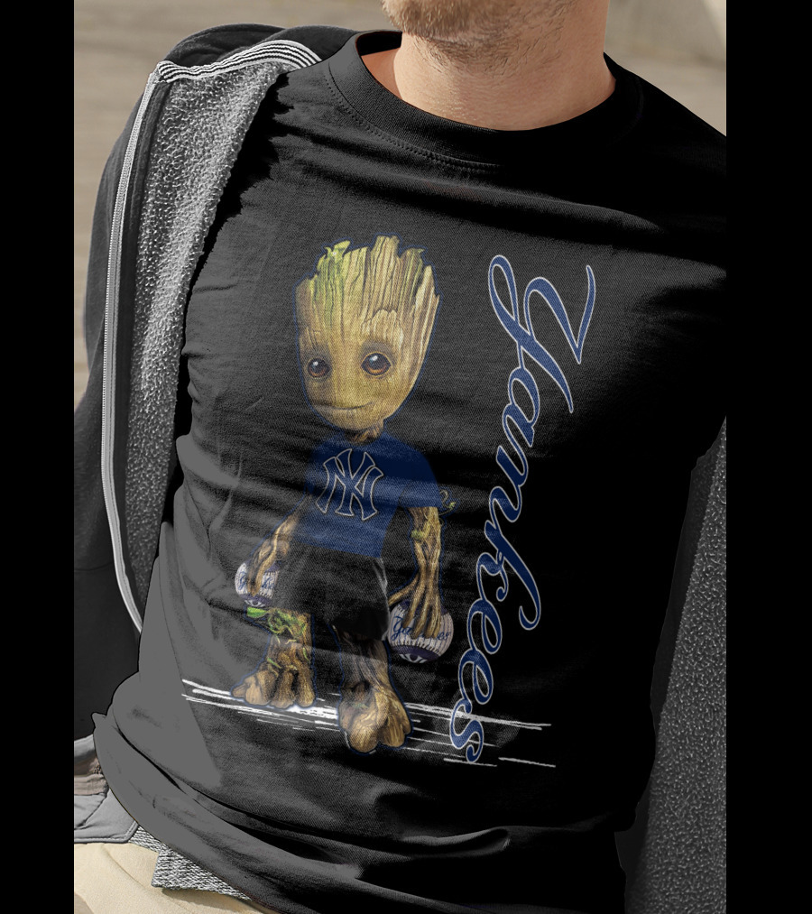 Groot Yankees NY Baseball Fan Iconic T-Shirt