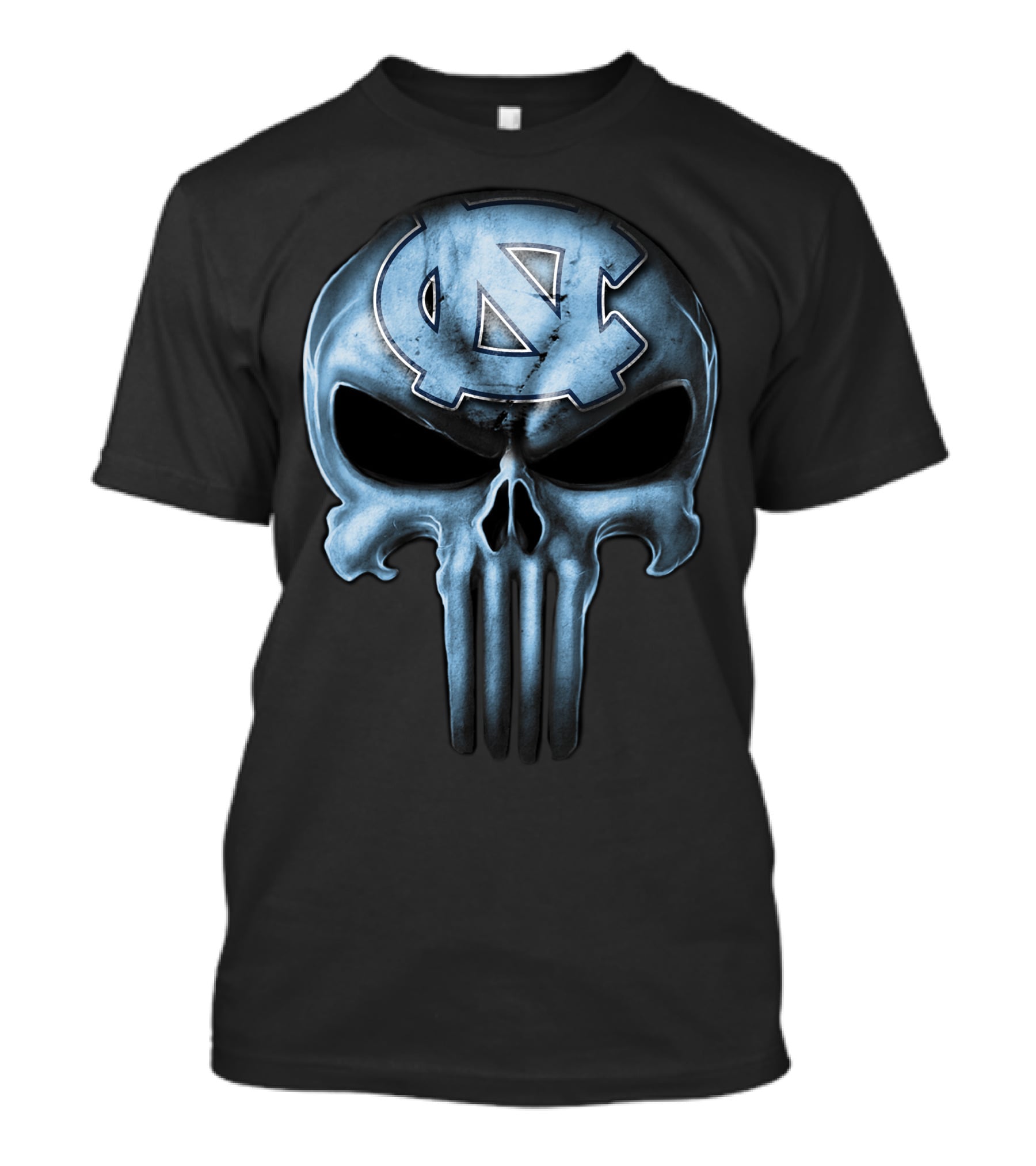Skull Logo North Carolina Tar Heels T-Shirt