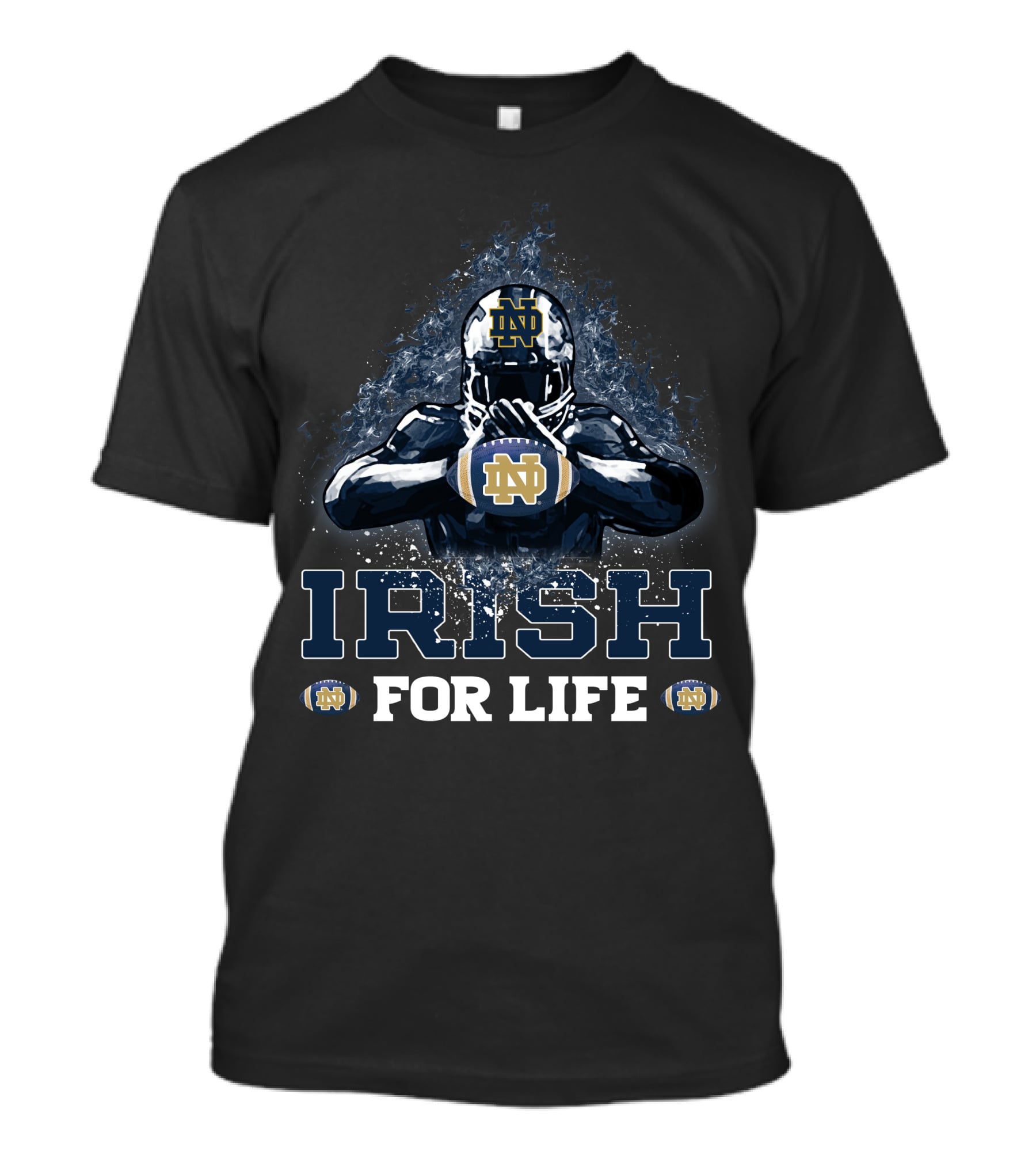 Notre Dame Football Irish For Life T-Shirt