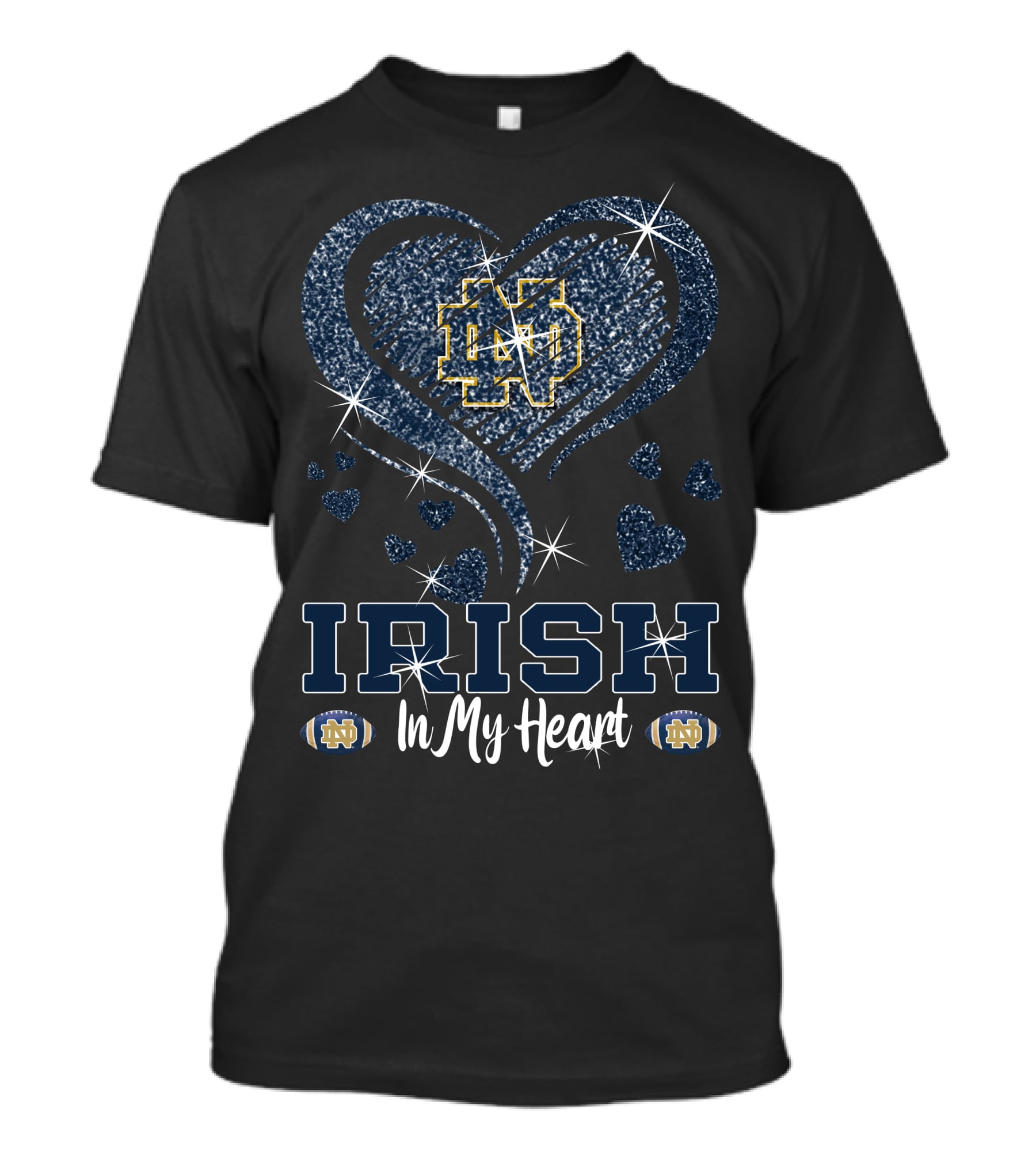 Irish In My Heart Notre Dame Fighting Irish T-Shirt