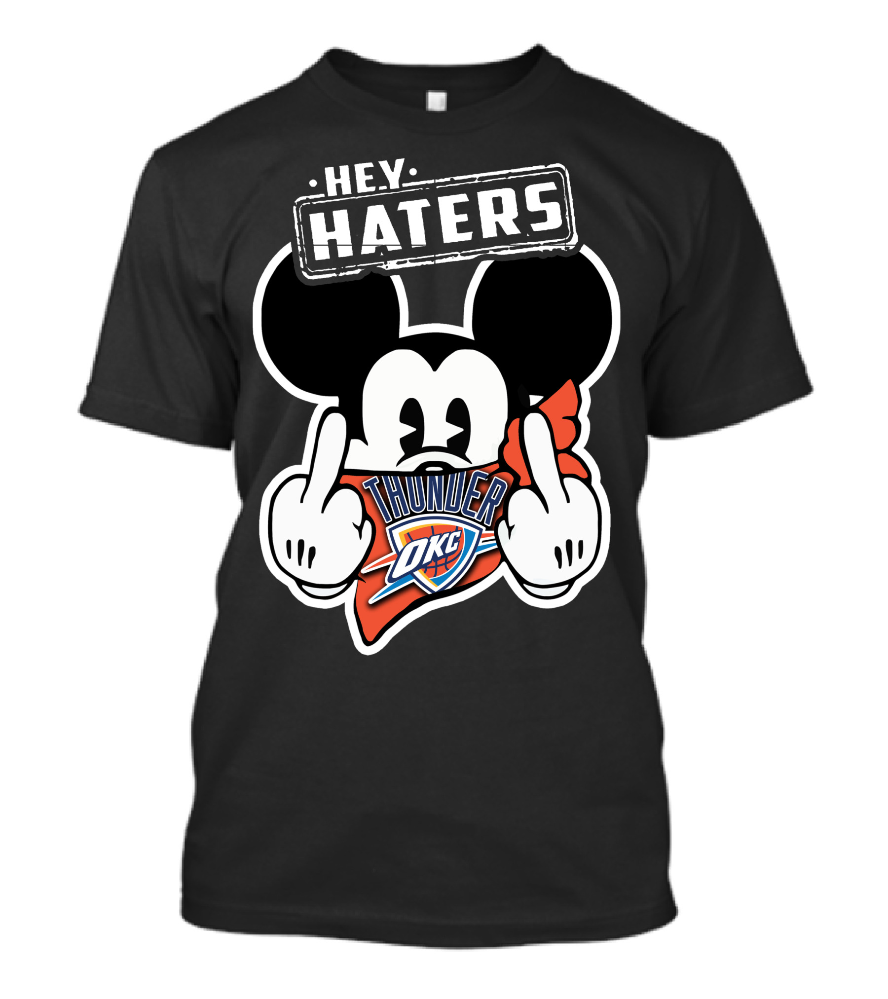 Hey Haters Mickey Mouse Oklahoma City Thunder T-Shirt