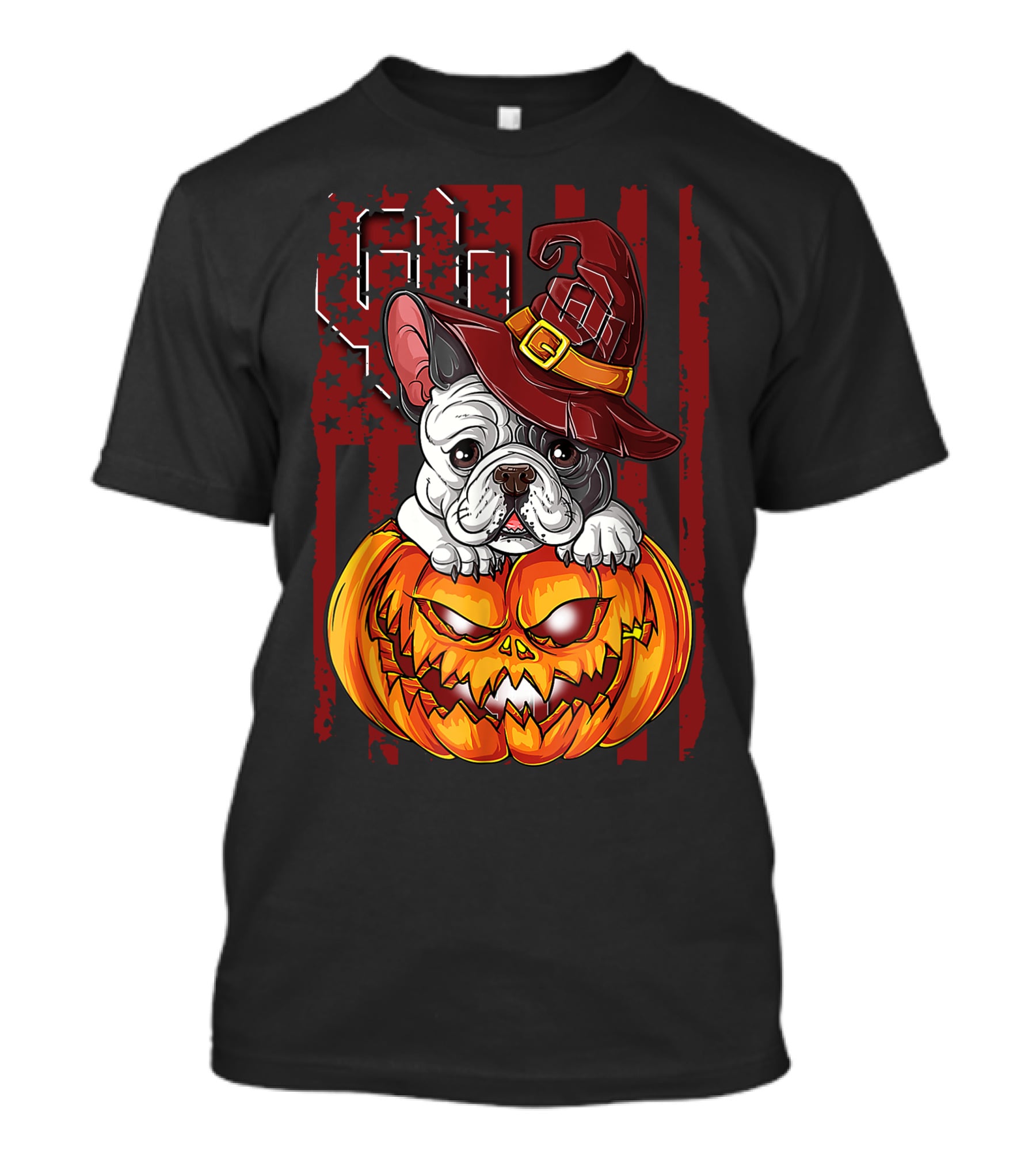 Hlw Bulldog Halloween Pumpkin Oklahoma Sooners T-Shirt