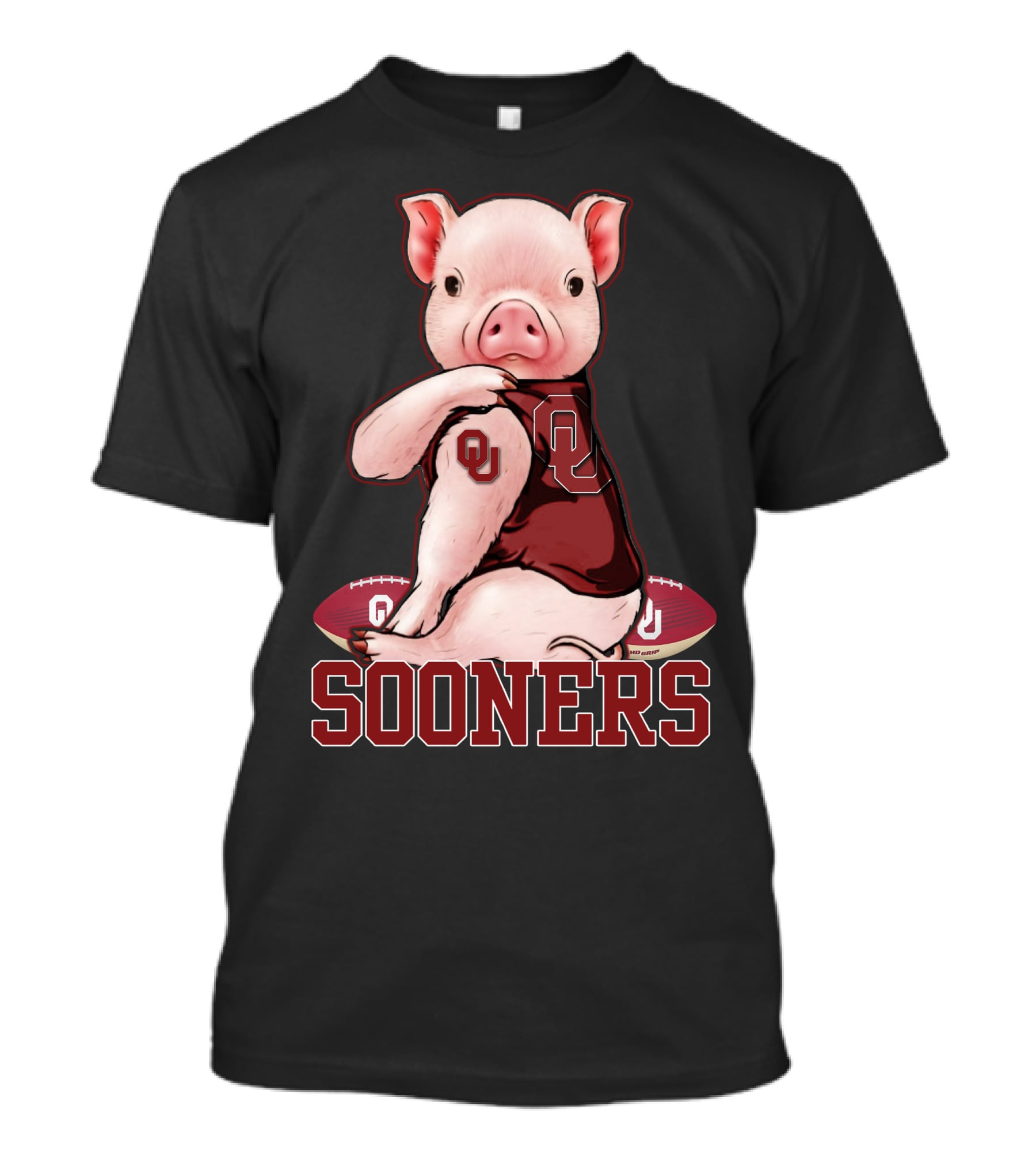 OU Pig Sooners Football T-Shirt
