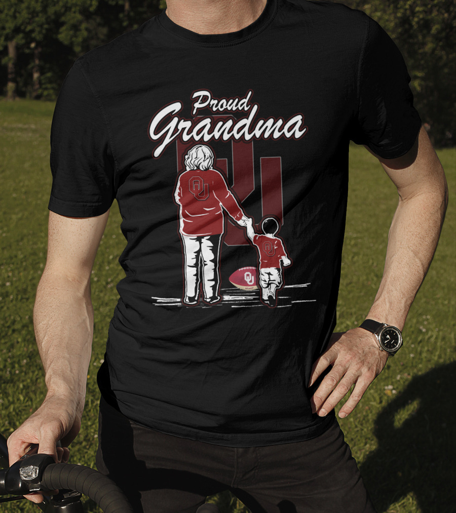 Proud Grandma Oklahoma Sooners OU Football Family T-Shirt