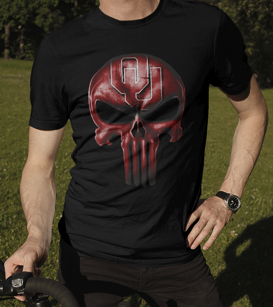 Skull OU Oklahoma Sooners T-Shirt