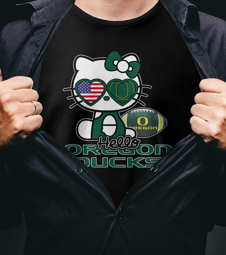 Hello Oregon Ducks T-Shirt
