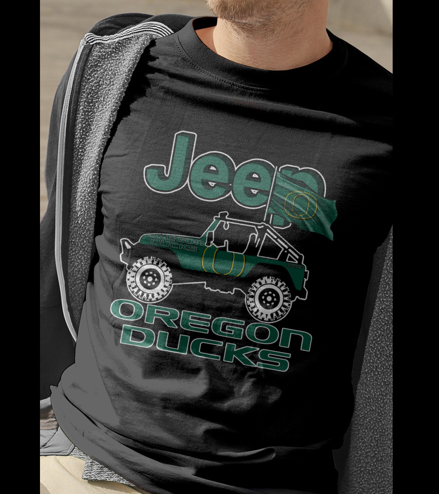 Jeep Oregon Ducks Off-Road Enthusiast Top T-Shirt