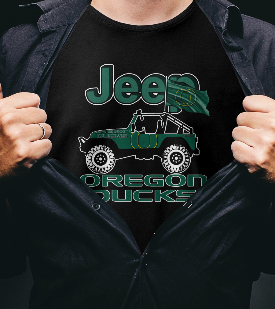 Jeep Oregon Ducks Off-Road Enthusiast Top T-Shirt