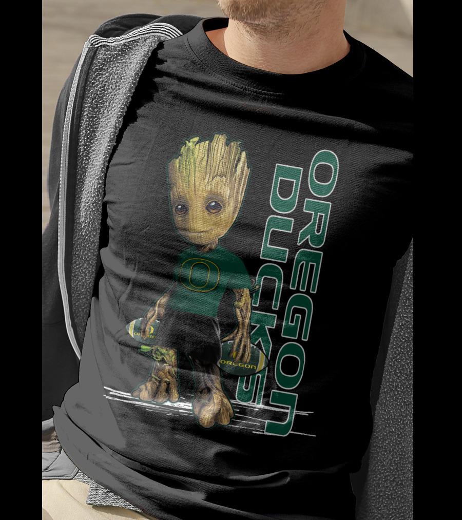 Groot Oregon Ducks Football T-Shirt