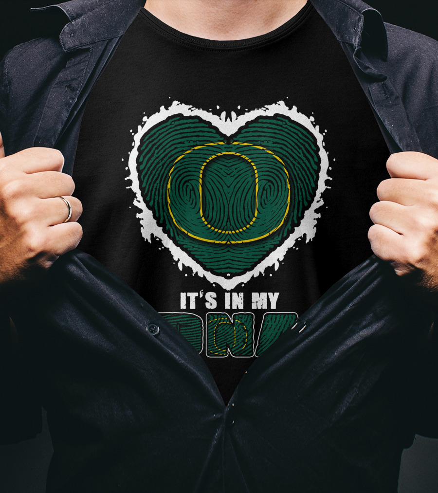 Oregon Ducks Heart It's In My DNA T-Shirt