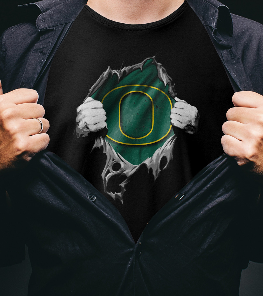 Oregon Ducks Ripped O T-Shirt
