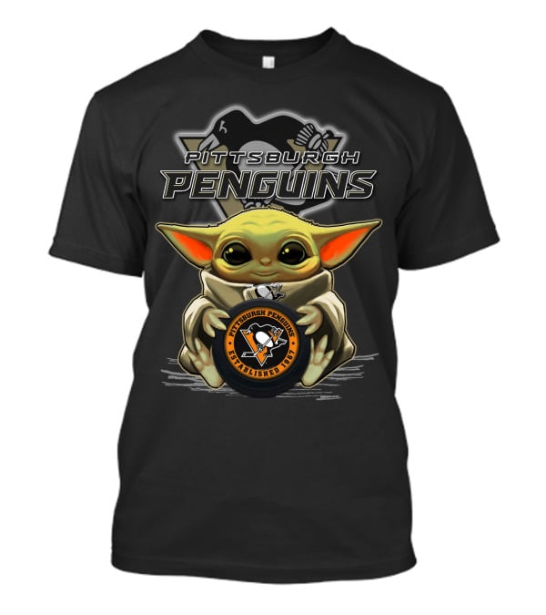Pittsburgh Penguins Baby Yoda Established 1967 T-Shirt