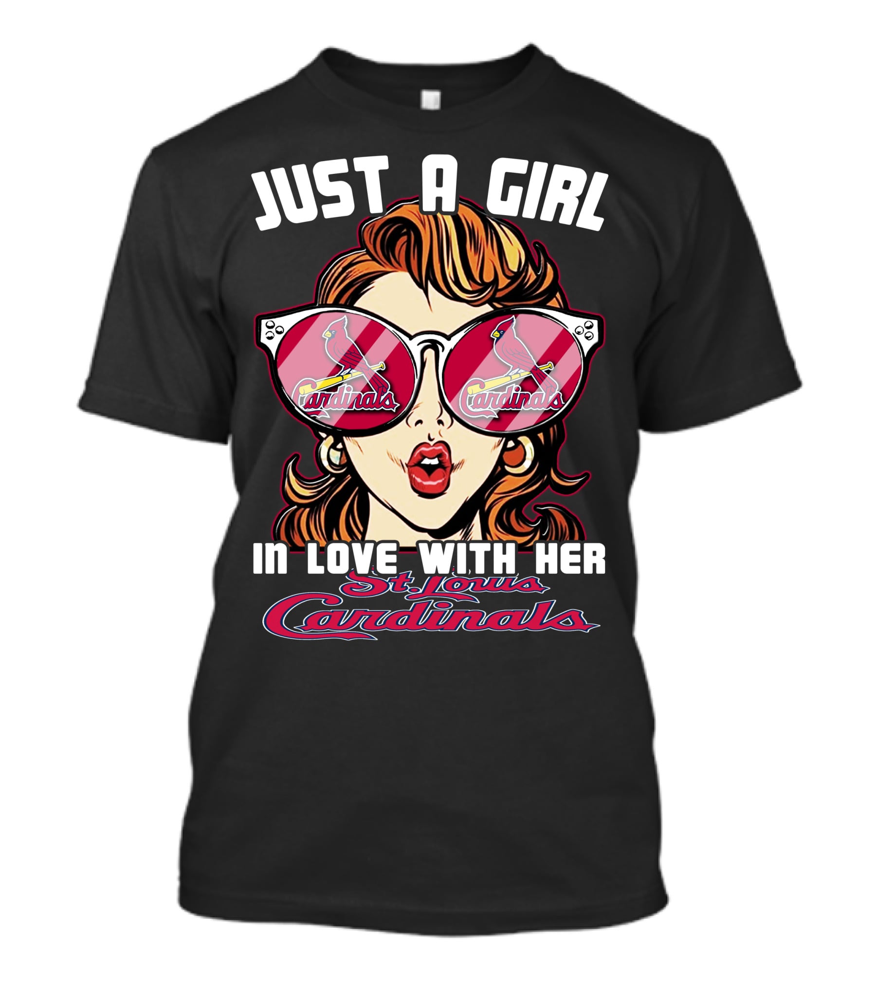 Just A Girl In Love With Her St. Louis Cardinals T-Shirt