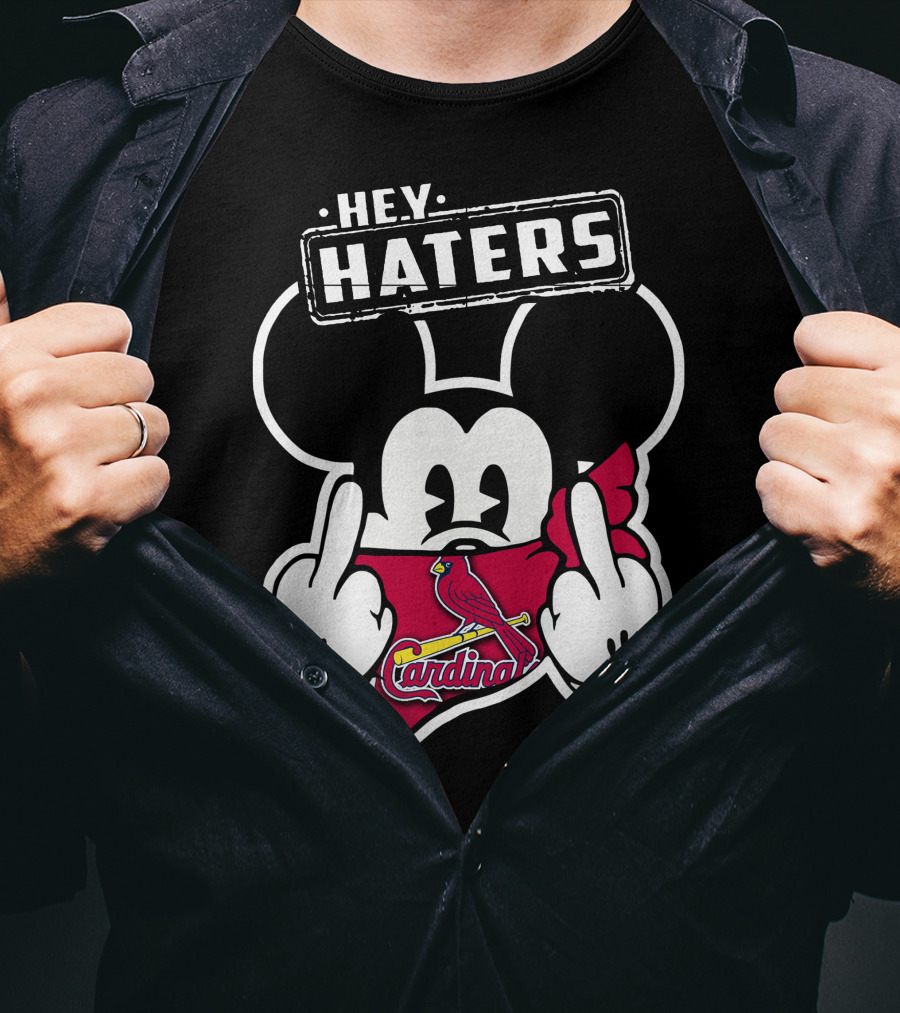 Hey Haters Mick St. Louis Cardinals T-Shirt
