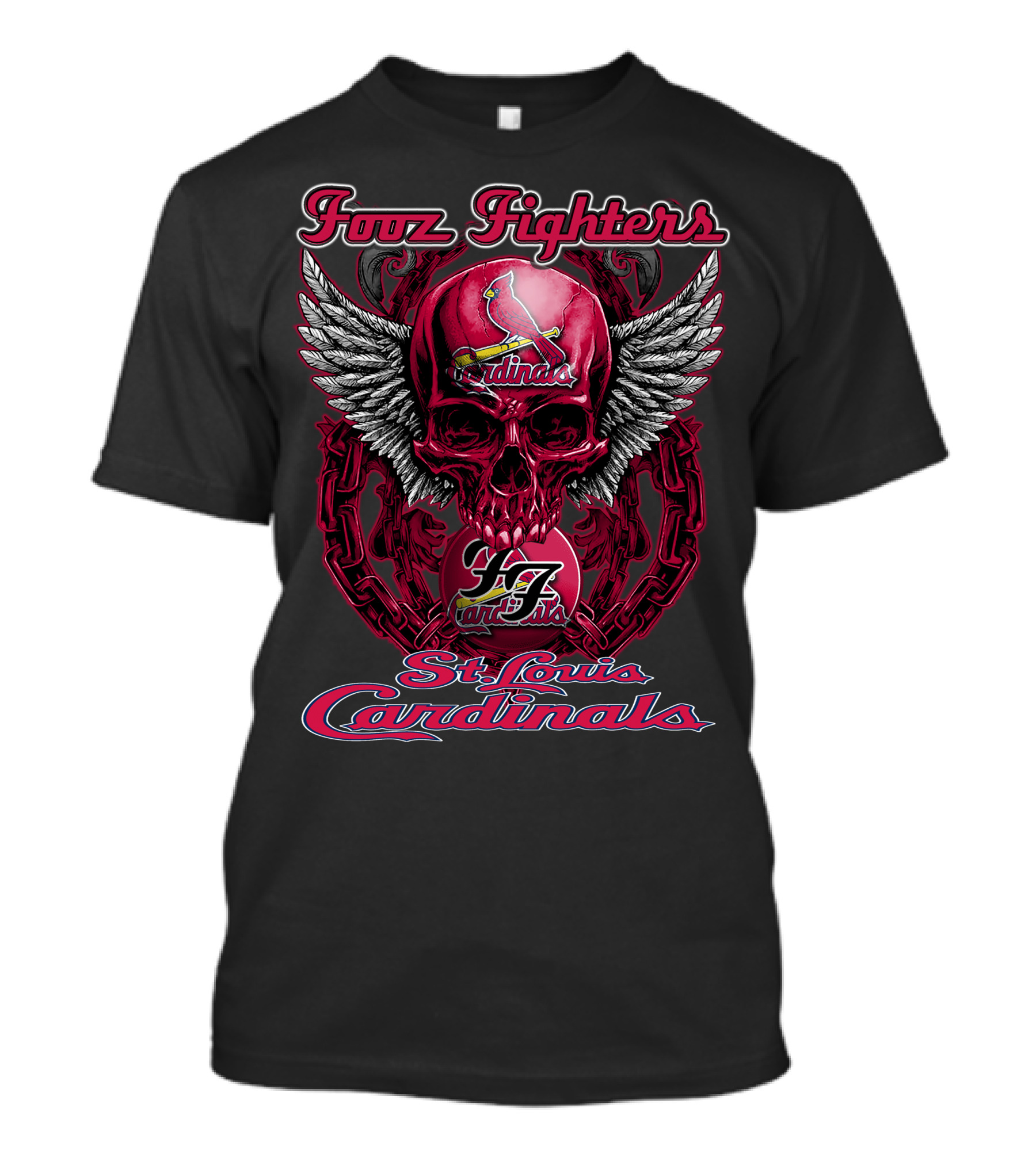 Fooz Fighters Cardinals St. Louis T-Shirt