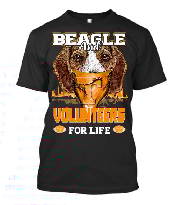 Beagle And Volunteers For Life Tennessee Volunteers T-Shirt