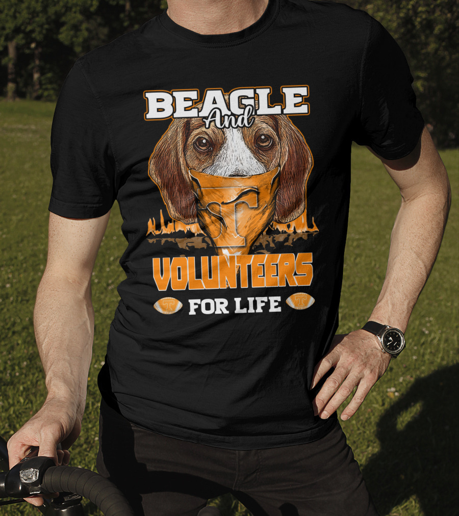 Beagle And Volunteers For Life Tennessee Volunteers T-Shirt