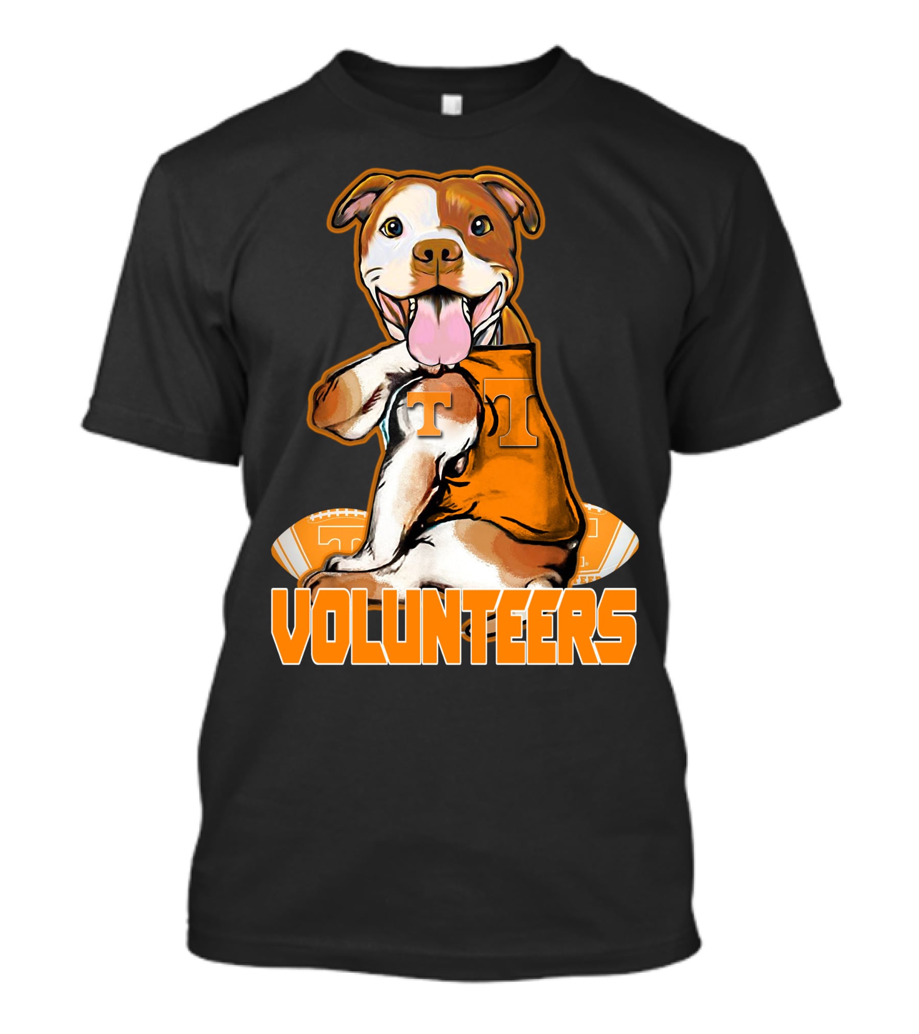 Pittbull Volunteers T-Shirt Tennessee Football T-Shirt