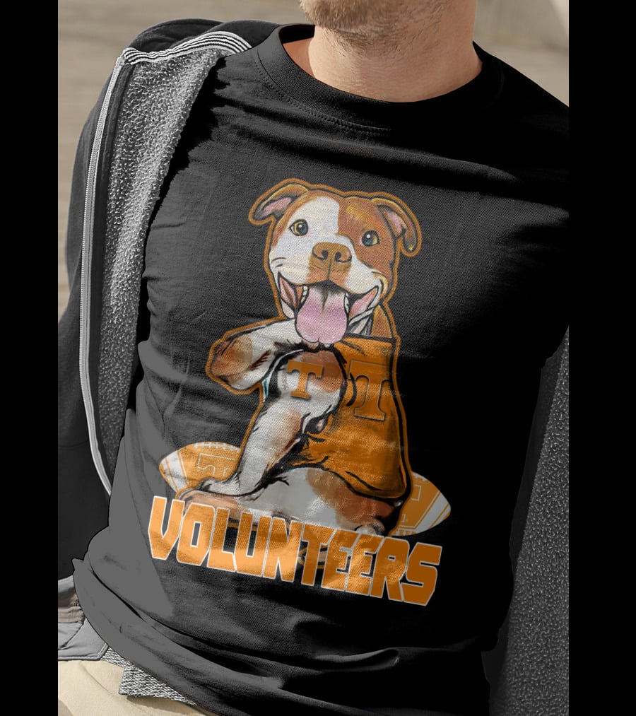 Pittbull Volunteers T-Shirt Tennessee Football T-Shirt