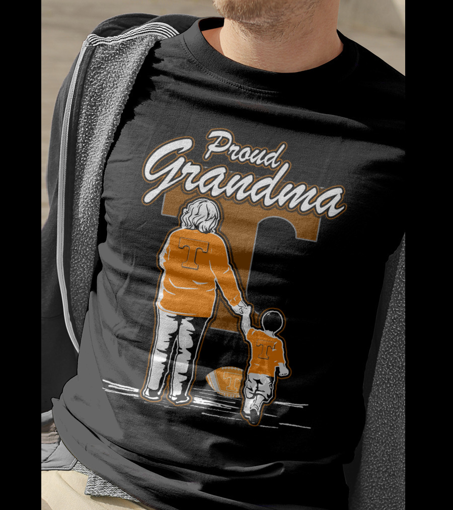 Proud Grandma Tennessee Volunteers Football T-Shirt