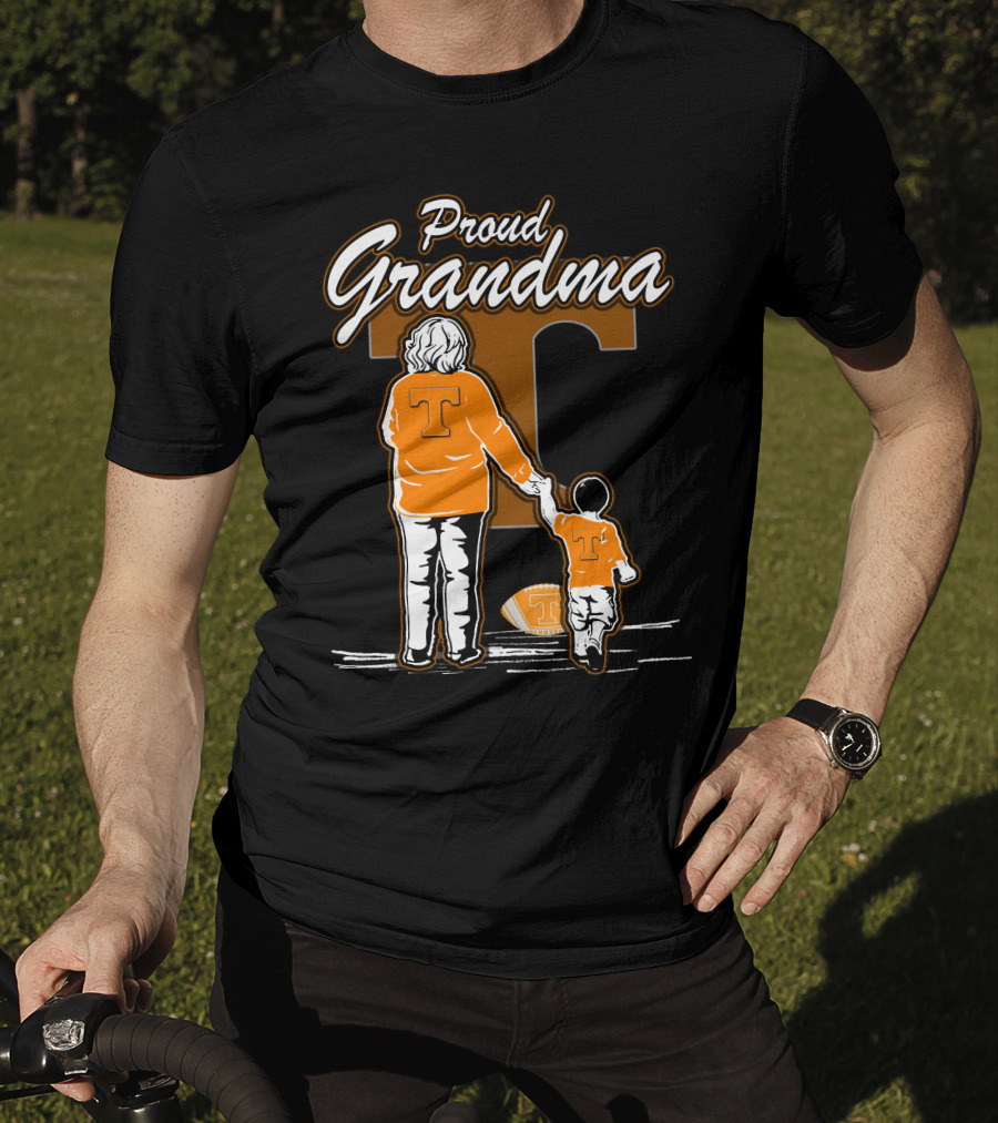 Proud Grandma Tennessee Volunteers Football T-Shirt