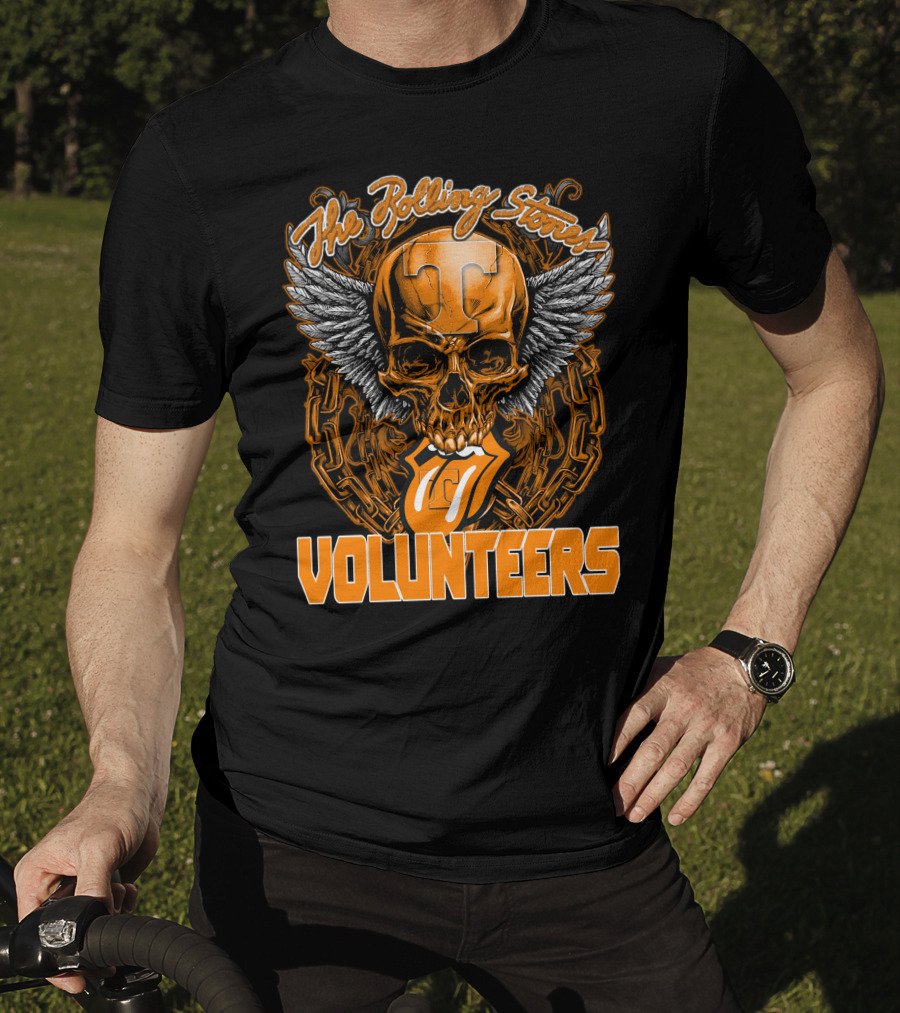 The Rolling Stones Volunteers Skull With Wings And Tennessee T-Shirt