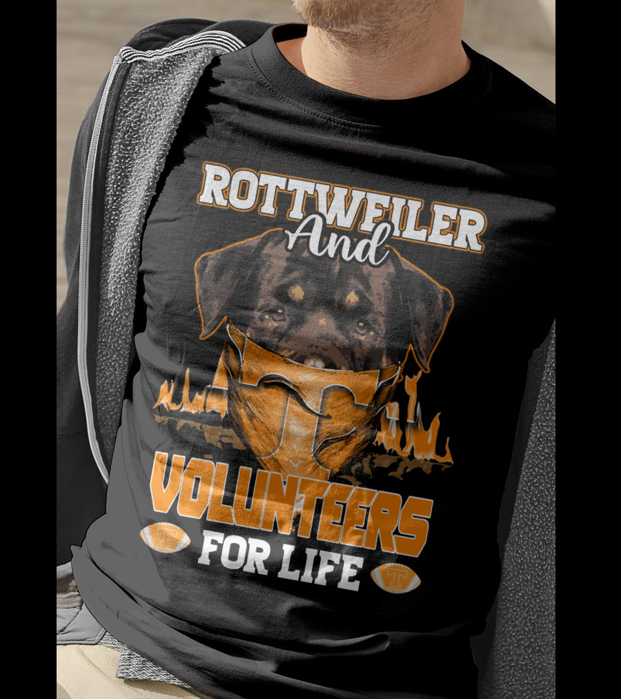 Rottweiler And Volunteers For Life Tennessee T-Shirt
