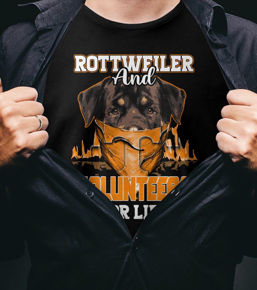 Rottweiler And Volunteers For Life Tennessee T-Shirt
