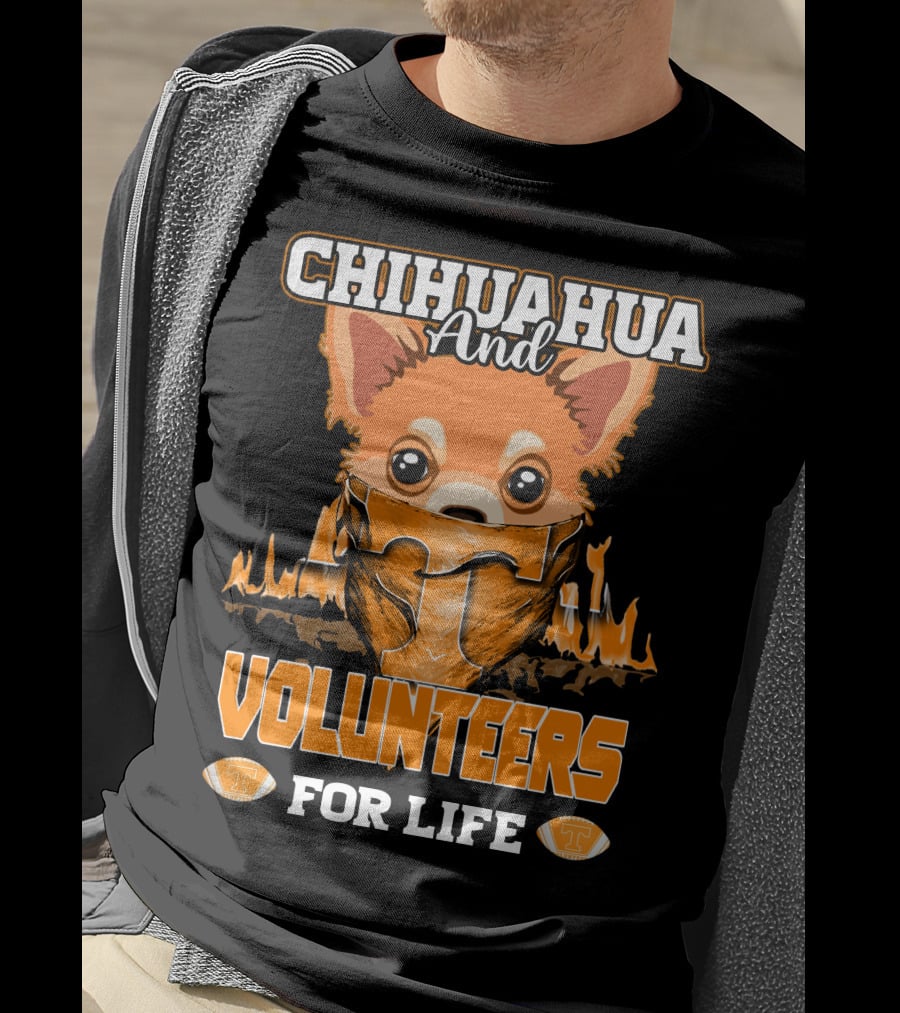 Chihuahua And Volunteers For Life Tennessee T-Shirt