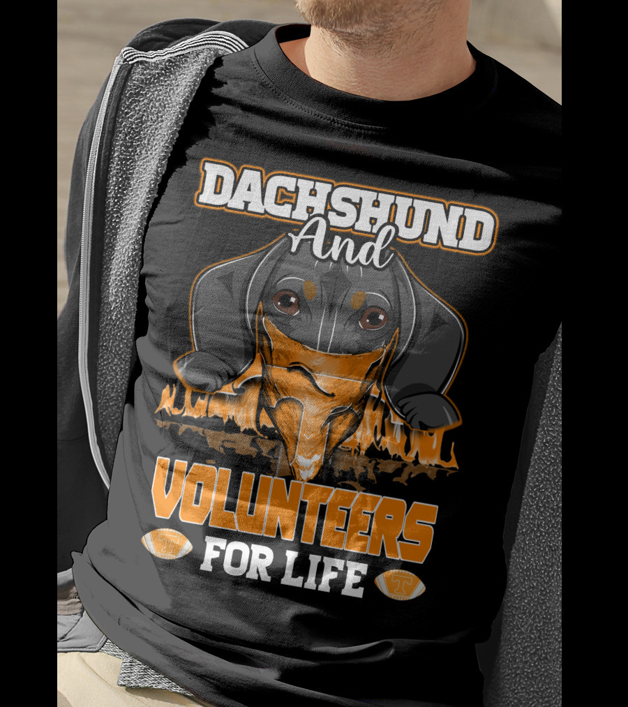 Dachshund And Volunteers For Life Tennessee T T-Shirt