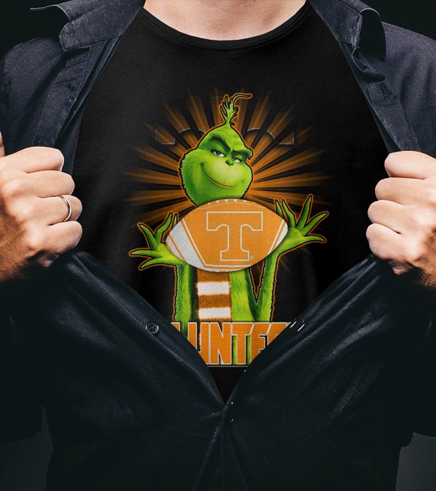 Grinch Volunteers Tennessee Football T T-Shirt
