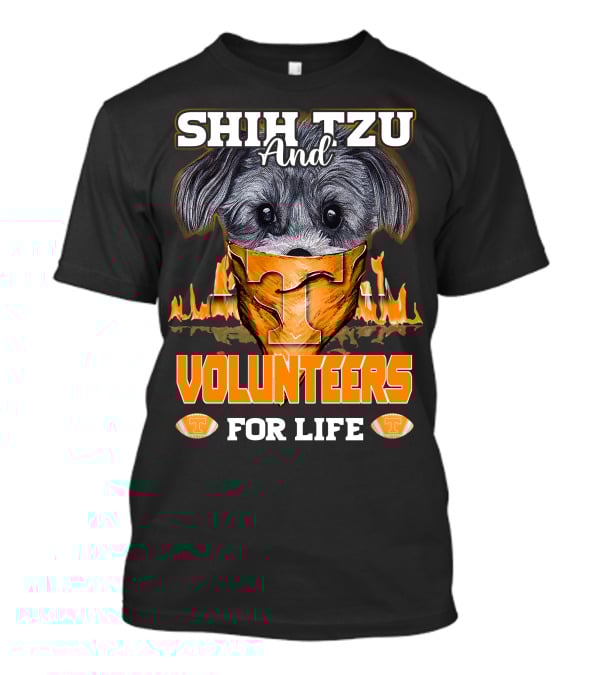 Shih Tzu And Volunteers For Life Tennessee Volunteers T-Shirt