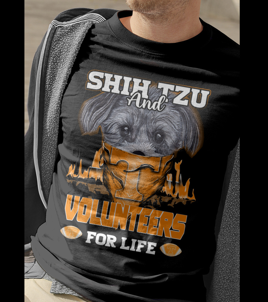 Shih Tzu And Volunteers For Life Tennessee Volunteers T-Shirt