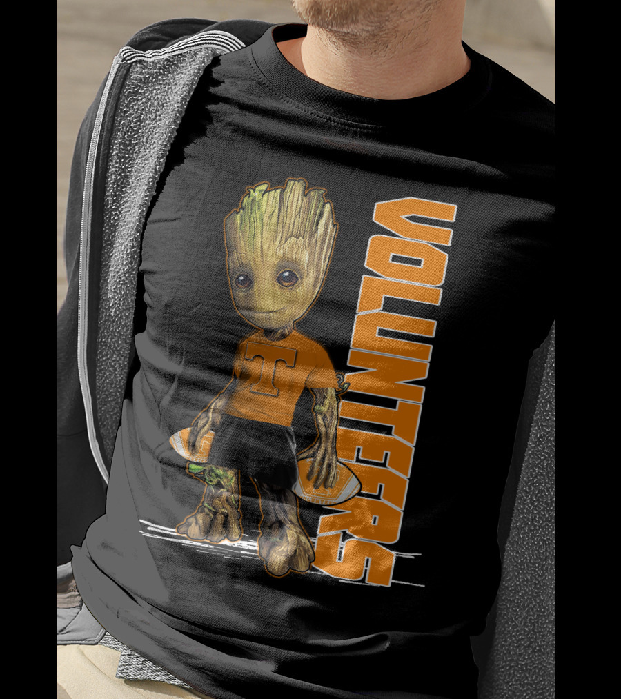 Groot Tennessee Volunteers Football Fan T-Shirt