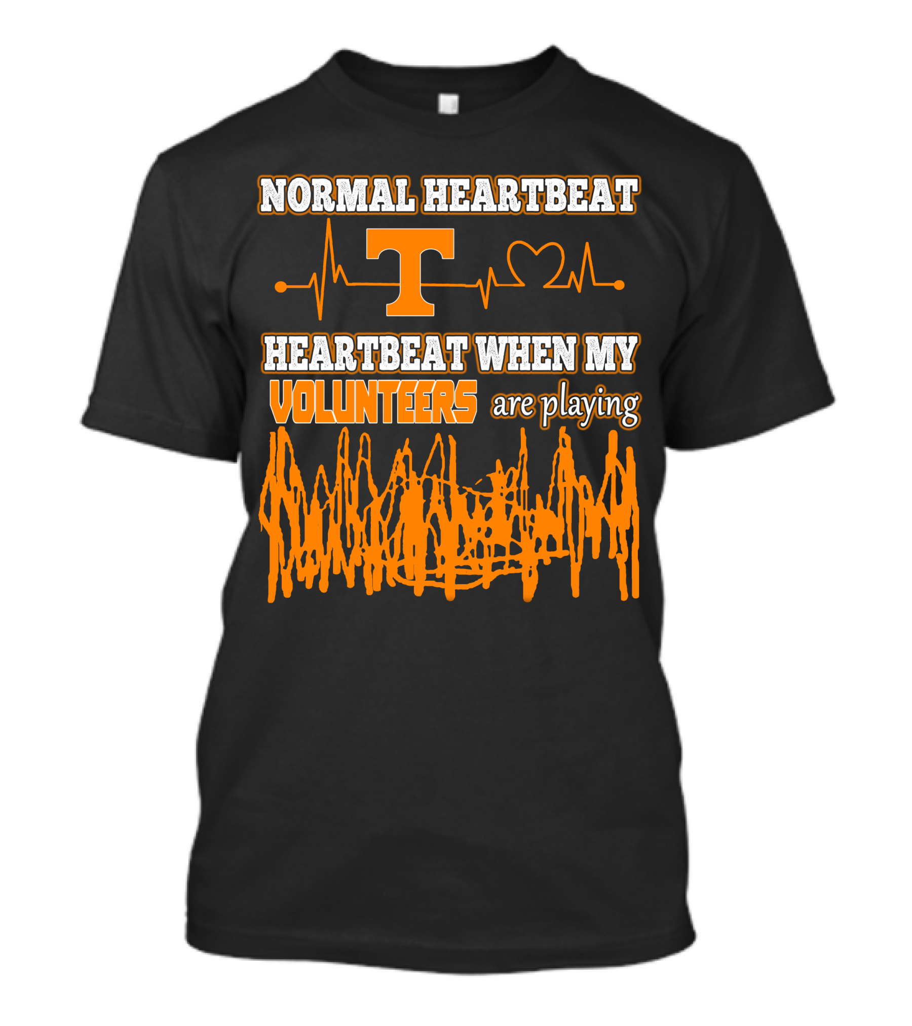 Normal Heartbeat Heartbeat When My Volunteers Are Playing T-Shirt