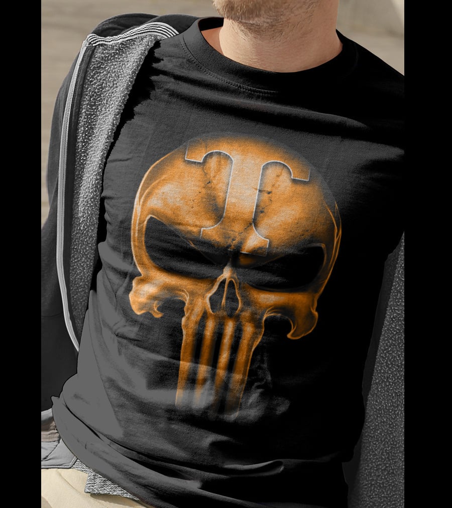 Skull T Logo Tennessee Volunteers T-Shirt