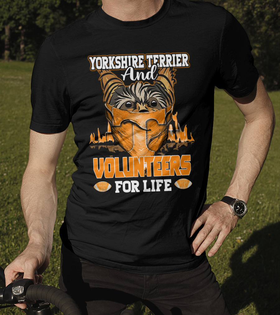 Yorkshire Terrier And Volunteers For Life T-Shirt