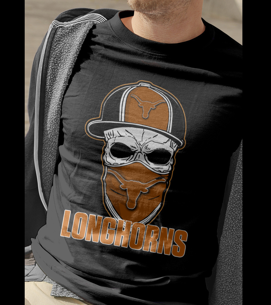 Skull Hat Longhorns Texas Iconic T-Shirt
