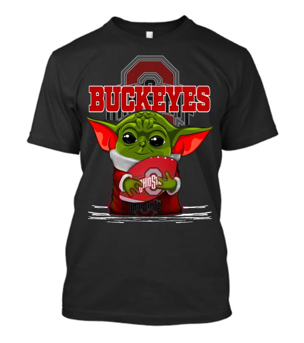 Ohio State Buckeyes Yoda Football Fan T-Shirt